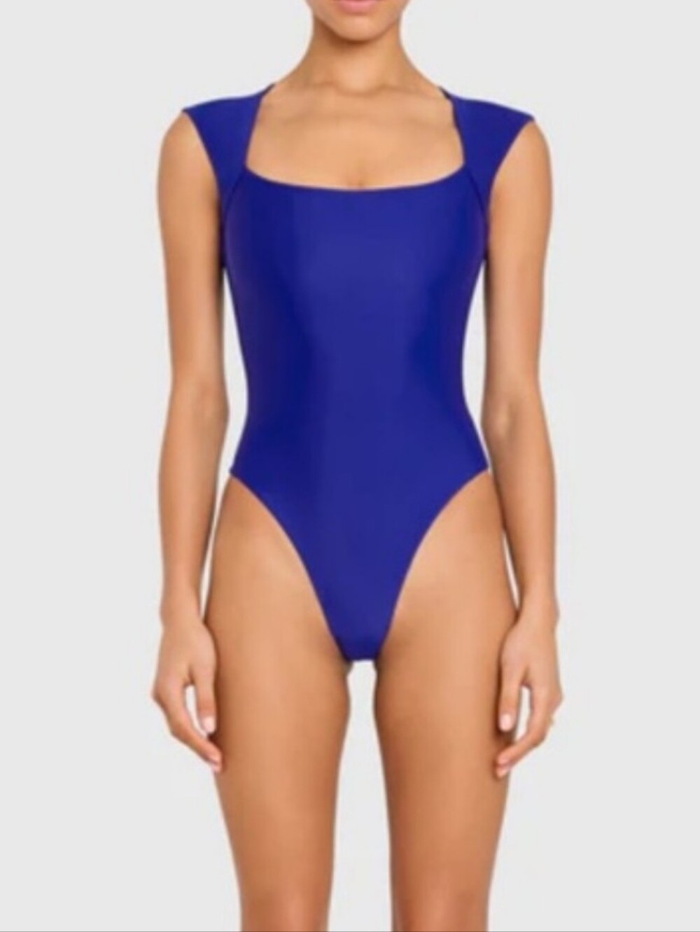 NWT Amanda Uprichard Blue Moretti One-Piece Swimsuit - Size Medium